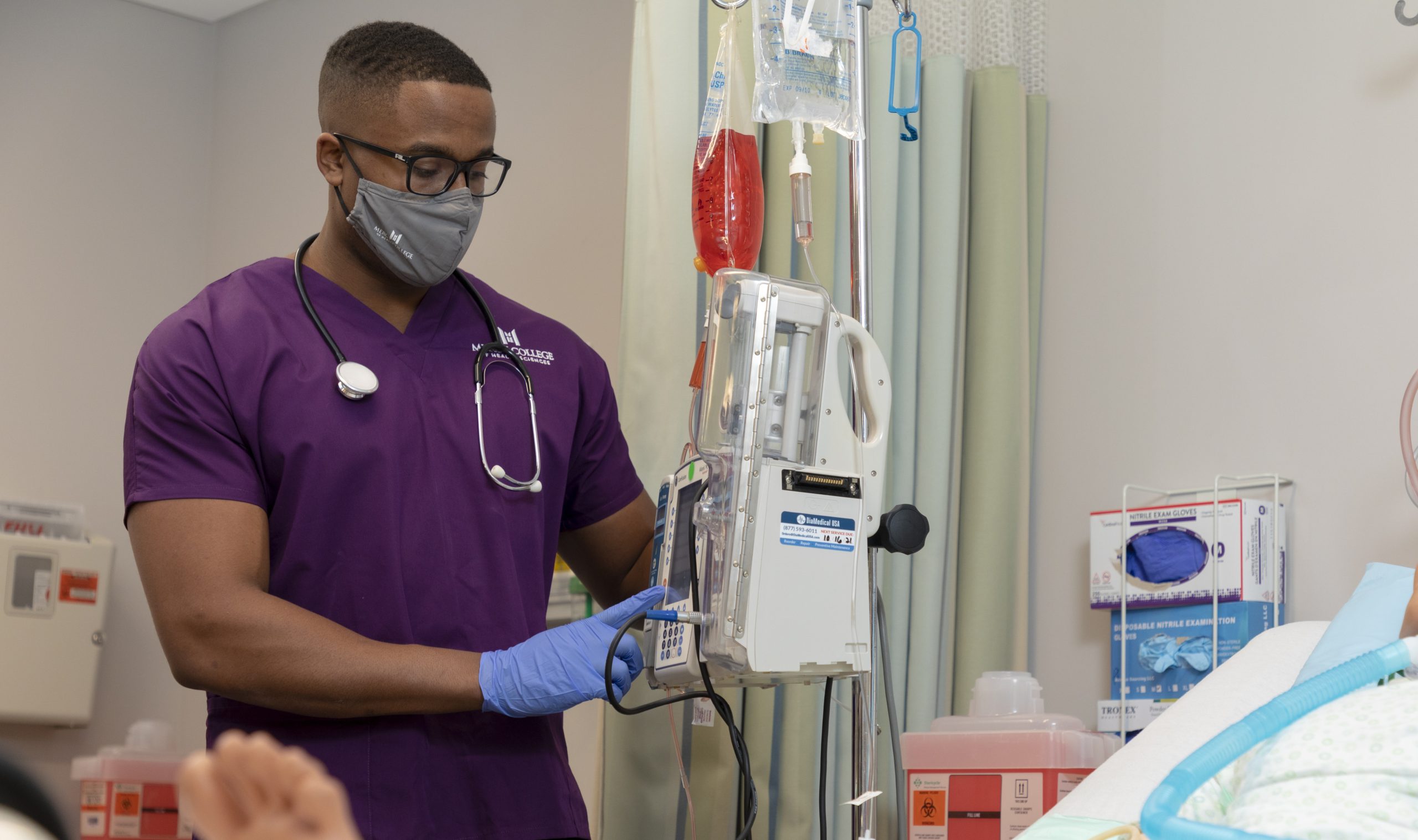 Nursing Student with Mask