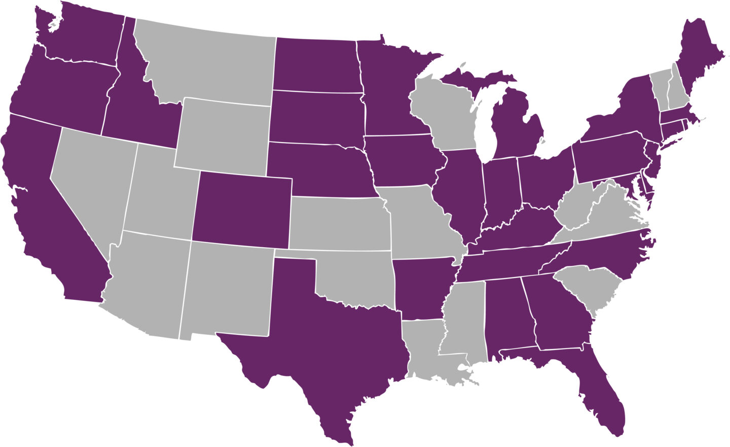 US Map of Partners