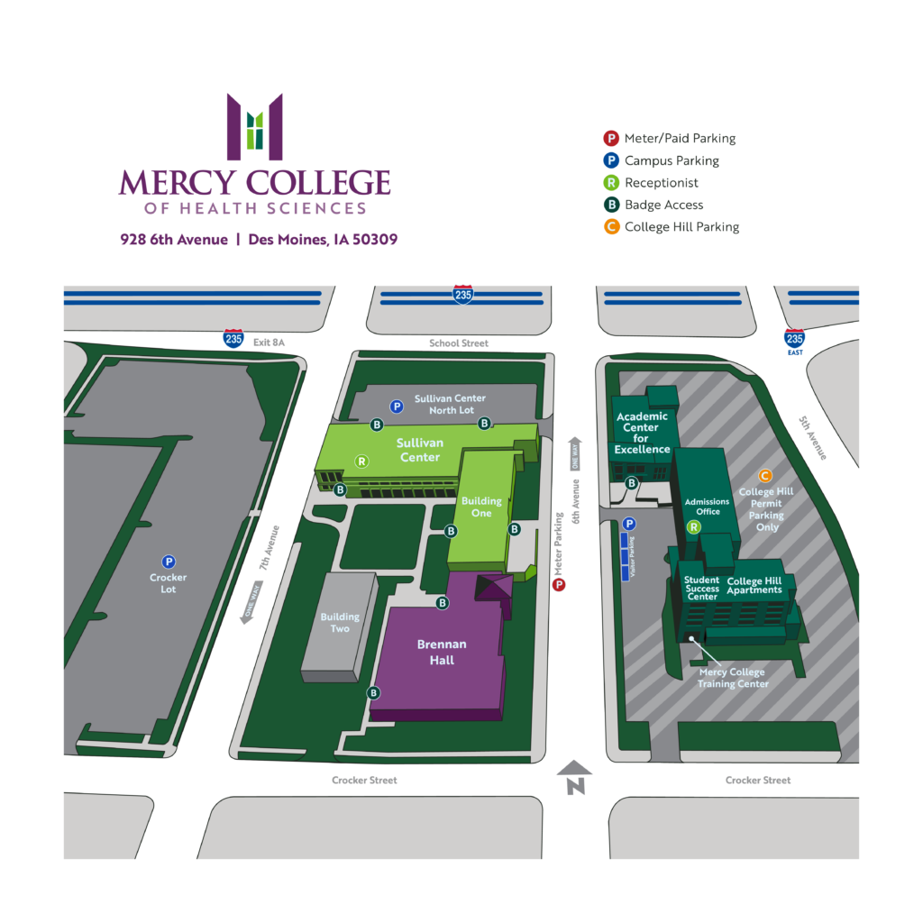 Downtown Campus Map